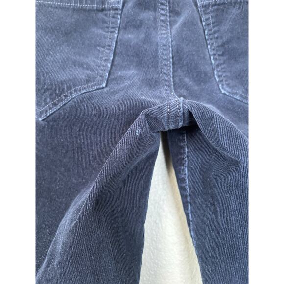 Old‎ Navy Women's Corduroy Pants Navy Blue Straight Leg Size 10 Regular Low Rise - Picture 6 of 10